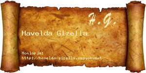 Havelda Gizella névjegykártya